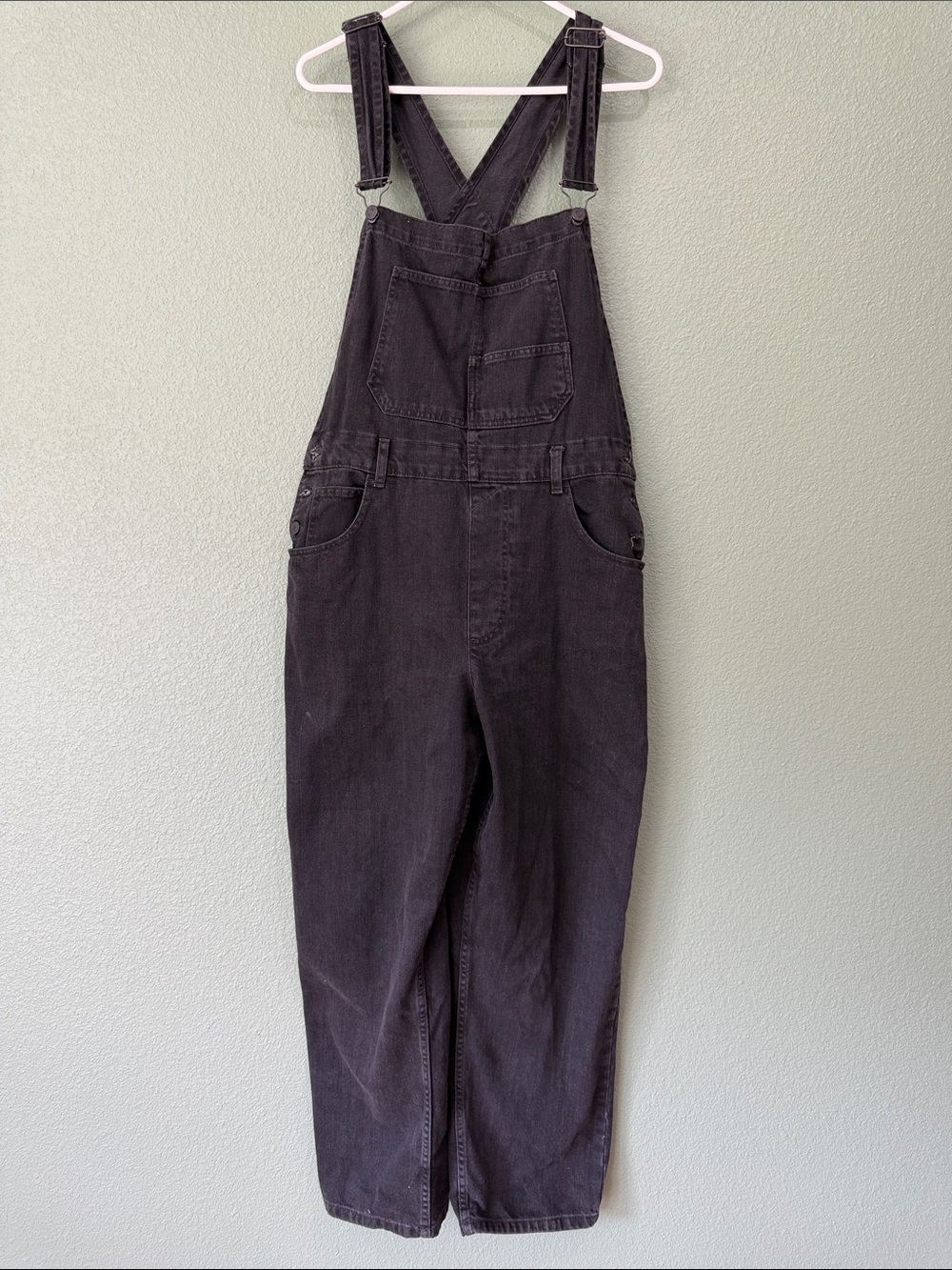 Washed black Overalls